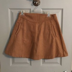 Light brown, height waisted skirt